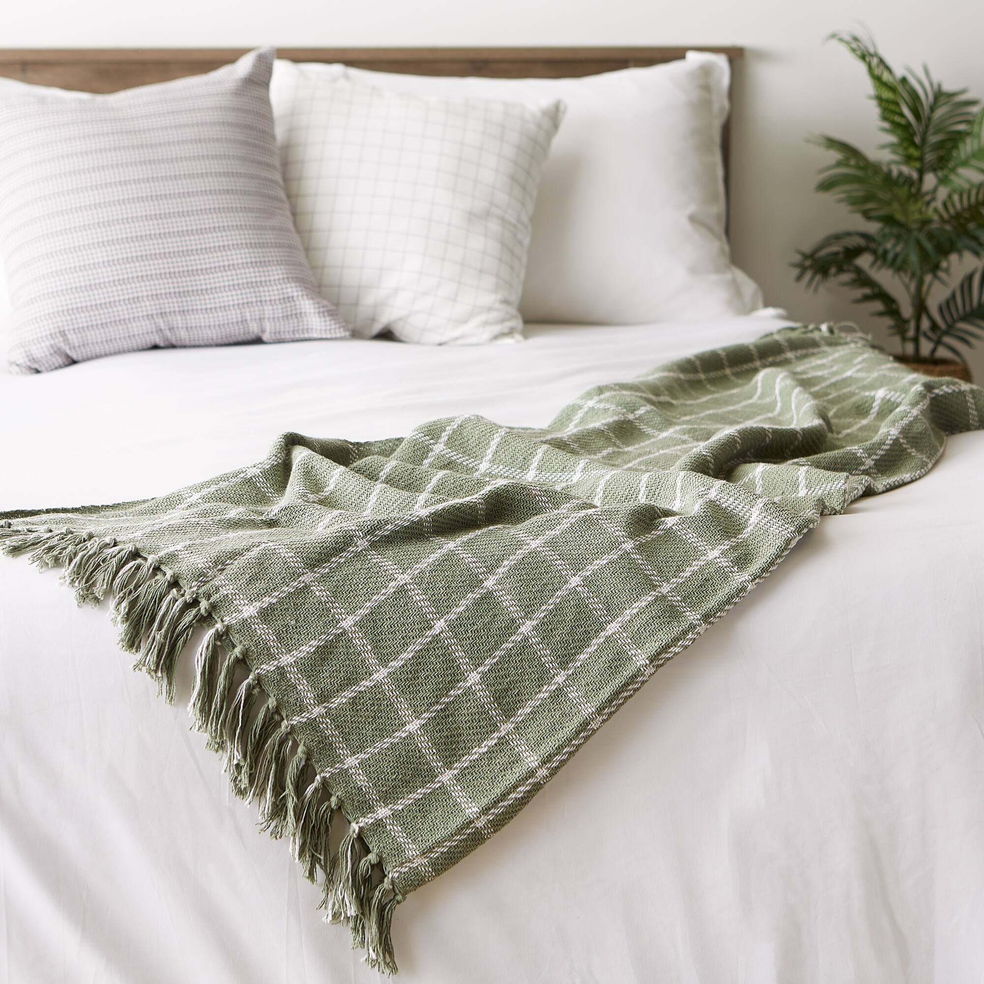 DII® Checked Plaid Throw